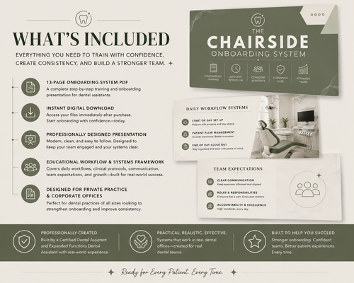 The Chairside Onboarding System